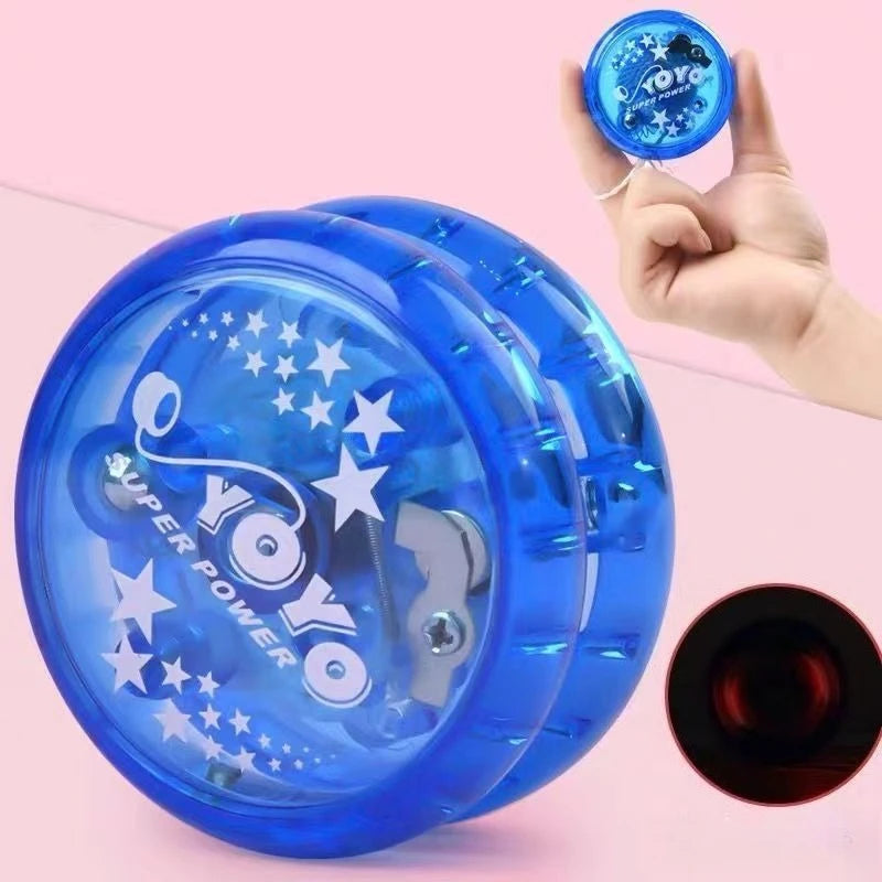 New Magic Night Light Yoyo Ball High Speed Bearing Special Support Metal Boy and Girl Yoyo Gift Night Light LED Light