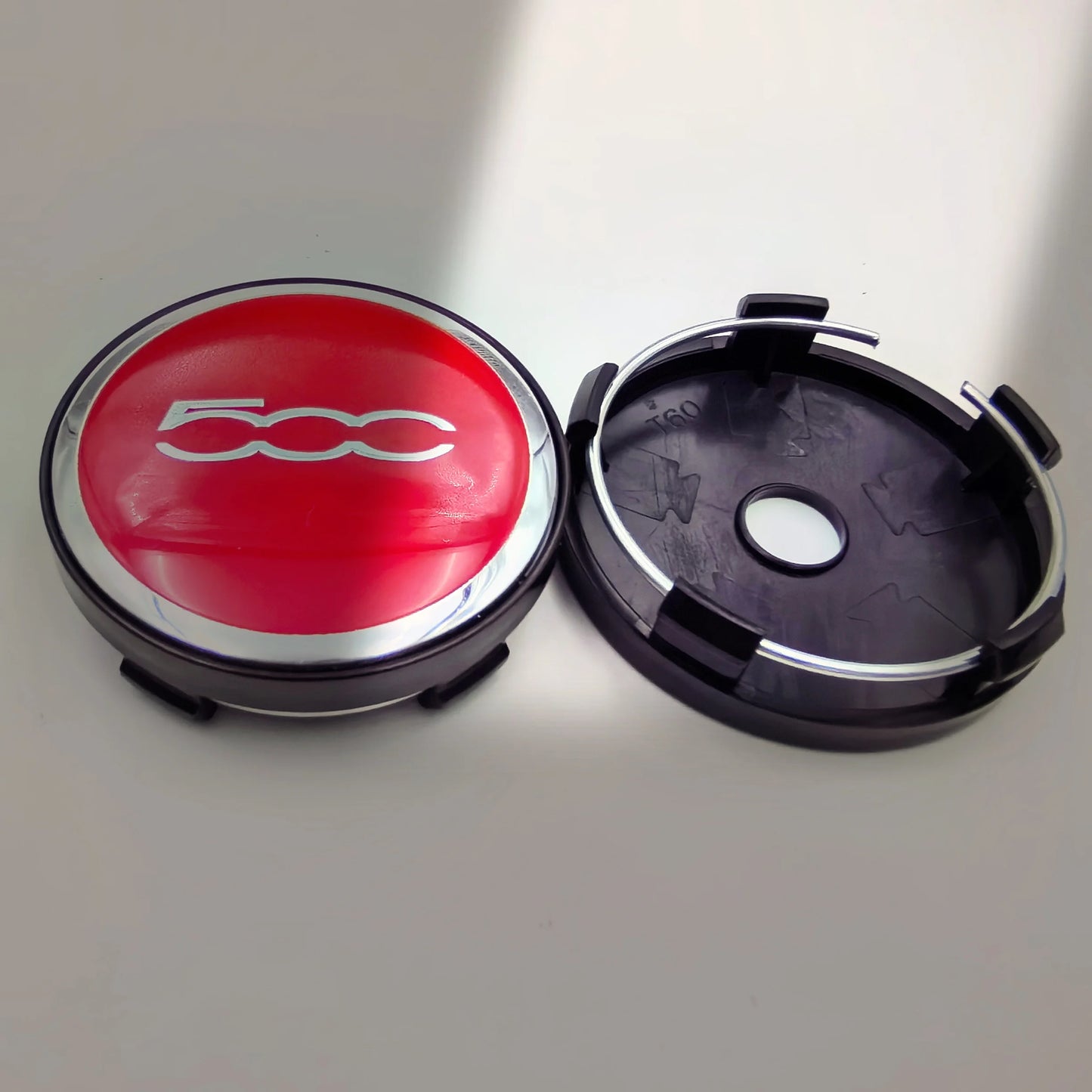 4pcs Fiat 500 Abarth Lancia Car Wheel Center Hub Cap Car Wheel Center Caps Hubcap Cover 60mm