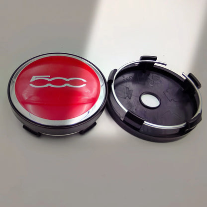 4pcs Fiat 500 Abarth Lancia Car Wheel Center Hub Cap Car Wheel Center Caps Hubcap Cover 60mm