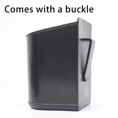 1/2pcs Car Multifunctional Cup Holder Trash Bin Door Seat Back Mount Black Plastic Organizer Auto Storage Box Accessories