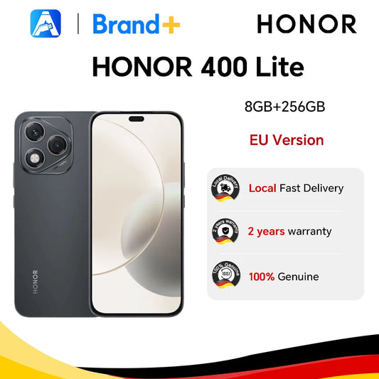 HONOR 400 Lite 5G, EU Version, 5G Smartphone, 108MP Main Camera,MTK Dimensity 7025-Ultra,5230 mAh Battery, 6.7 inches AMOLED