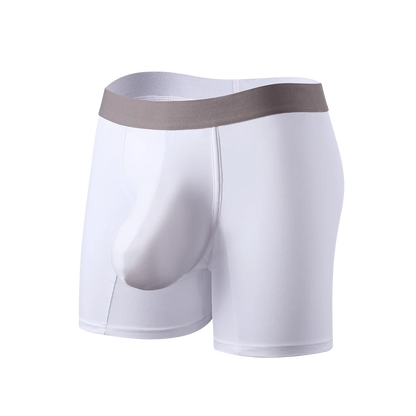 Large bag flat corner pants, long men's underwear sports shorts