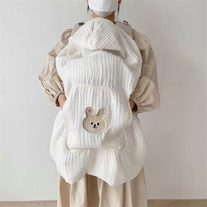 Multifunctional Infant Baby Carriers Blanket Cute Cartoon Korean Anti-mosquito Windproof Stroller Blanket Newborn Shawl Blanket