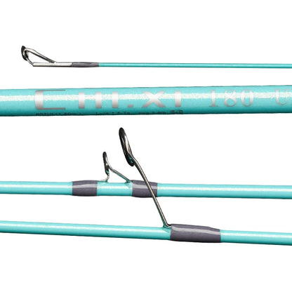 Single Rod, Micro-Lure Fishing Rod, Solid Rod Tip, Fast Action, Light Power, Gun Handle/Straight Handle Options, Length 4.43/4.92/5.51/5.91 Feet, Blue