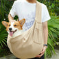 Breathable Pet Sling Carrier Bag for Cats Small Dogs Up to 7.5kg - Portable Single Shoulder Travel Pet Carrier