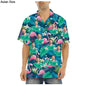 Hawaiian Shirt With Custom Face For Men Women Personalized Hawaii Gift For Girlfriend Boyfriend Tropical Beach Button Down Shirt