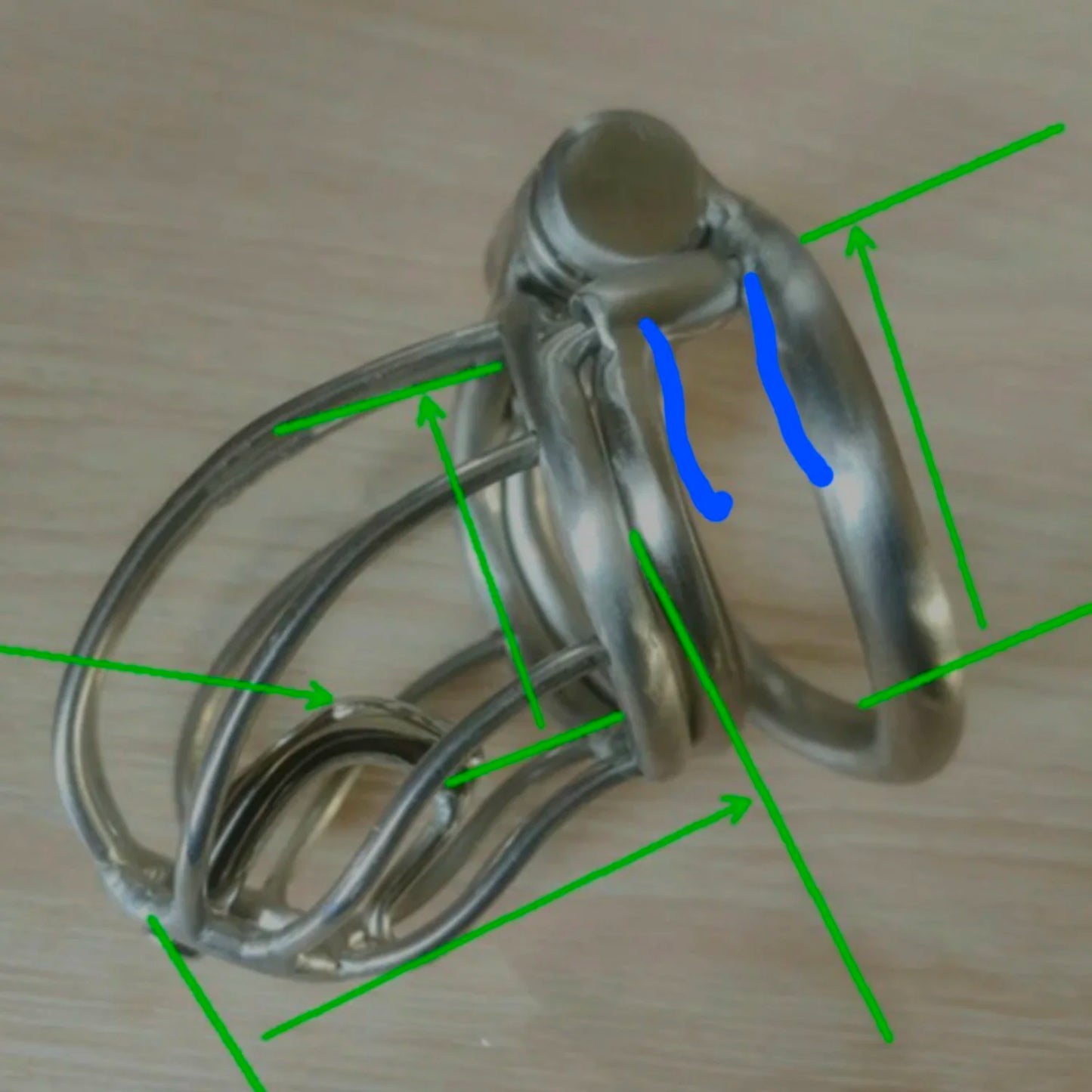Steel Prince Albert Chastity Cage Male Urethral BDSM Bondage Unique Design Metal Cock Cage Men Cbt Lock Chastity Device