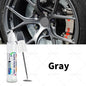 Gloss Black Rim Touch Up Paint Wheel Repair Kit, Quick And Easy Wheel Scratch Repair, Rim Paint For Car Wheel Repair grey Silver