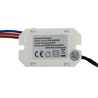 Light Switch PIR Sensor Detector Mini Recessed Motion Occupancy Rest Dips 6m 800W Adjustable Ceiling IP20 360°