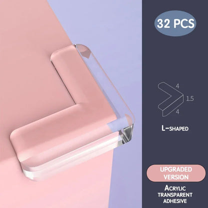 16/32pcs Baby Safety Luminous Silicone Protector Table Corner Edge Protection Children Anticollision Guards Cover
