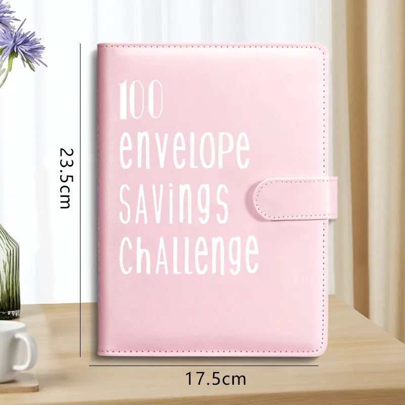 Save Savings Challenges Loose-Leaf Binder Budget Binder with Cash Envelopes Money Organizer System 100 Envelope Challenge Binder