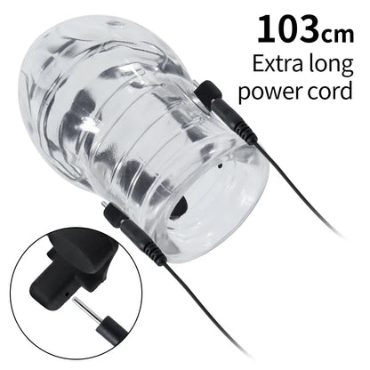 Electric Shocker Anal Butt Plug,E stim Electrosex Penis Ring ,Nipple Electrostimulation Cockring Chastity Cage E-stim Bdsm Toys