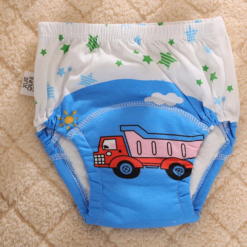 Baby Waterproof Diapers Pee Shorts Underwears Reusable Soft Ecological Cotton Toddler Potty Training Pants For Boys Girls