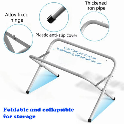Portable Foldable Pet Grooming Hammock Stand Adjustable Dog Cat Bathing Nail Clipping Drying Mesh Support Rack for Small Pets