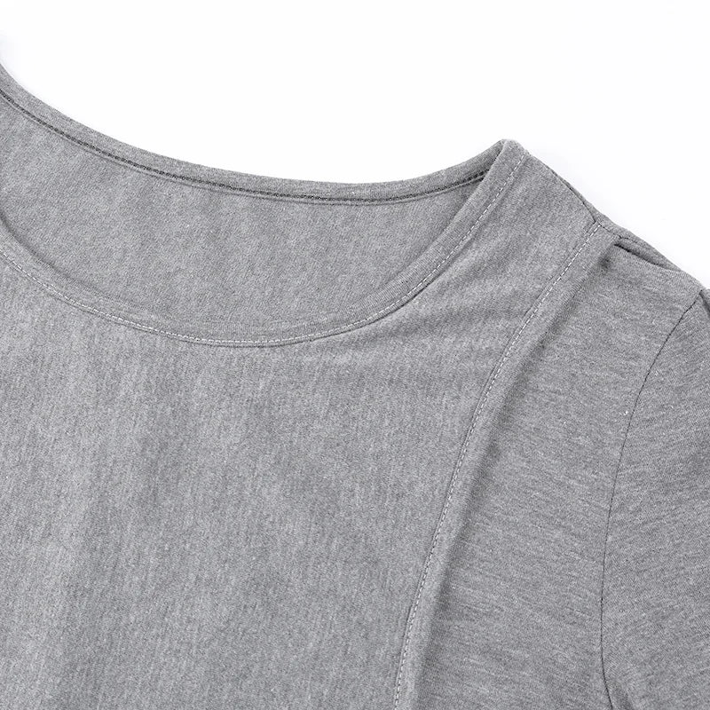 Women Blouse Maternity Casual Soft  Nursing Tops T-shirt Summer Short Sleeve Pregnant Clothes Nursing Breastfeeding