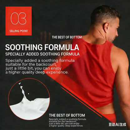 Long-Lasting Anal Lube for Men Reduces Discomfort Safe Gentle Intimate Bottom  Lubricant  Adult Play Syringe Application