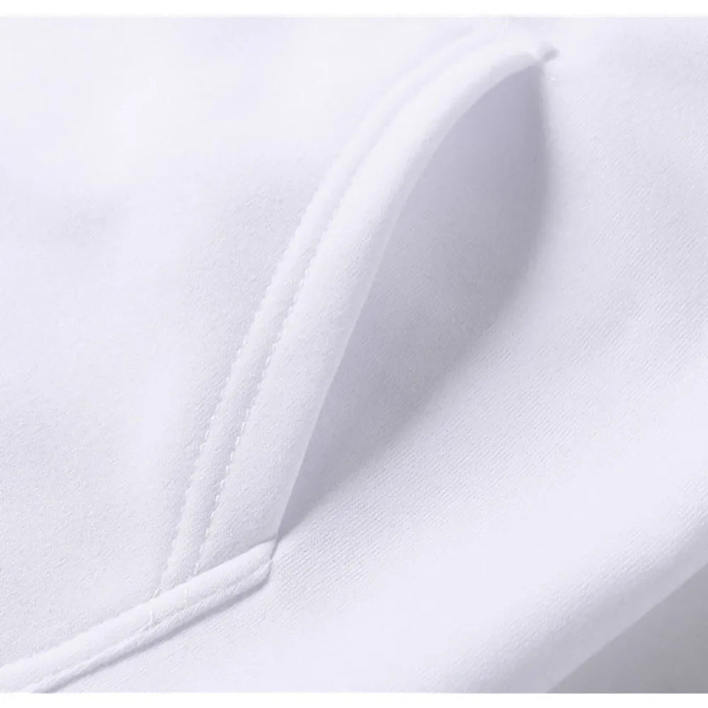 Men's and Women's Warm Sweatshirt Casual Solid Color Streetwear Pullovers Sport Fitness Pocket Hoodies Multi Color