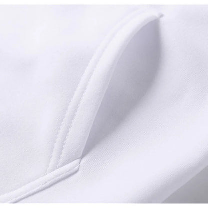 Men's and Women's Warm Sweatshirt Casual Solid Color Streetwear Pullovers Sport Fitness Pocket Hoodies Multi Color