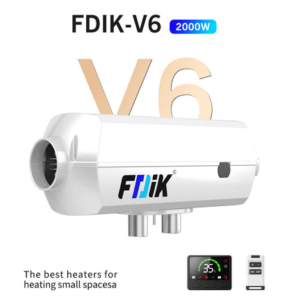 FDIK 2000W 12V Diesel Heater Parking Heater With Aluminum Shell For Car And RV