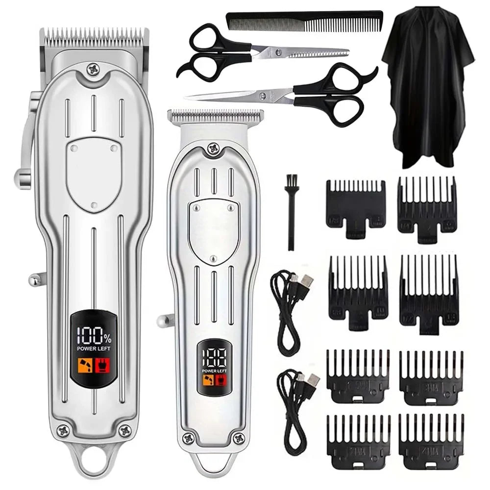 Hair Clippers Electric Razor Shavers for Men USB Rechargeable Clippers and Trimmer Beard Trimmer Barber Kit Professional Clipper