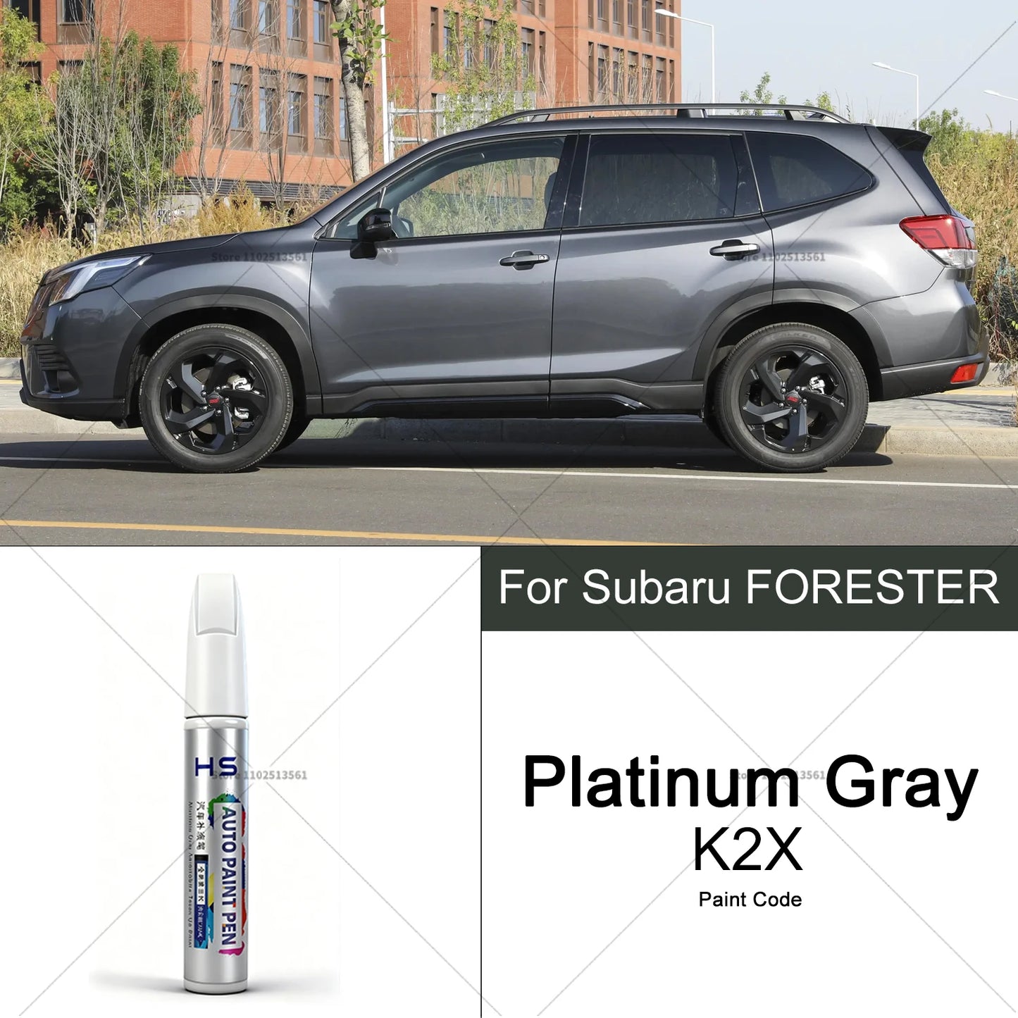 For Subaru Forester Car Paint Repair Pen Touch Up Scratch Remover DIY Auto Accessories Black White Blue Red Silver Bronze Green