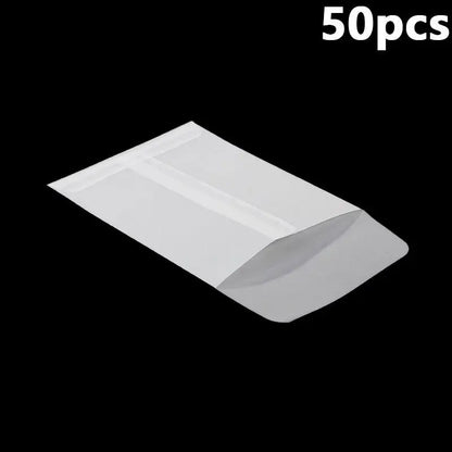50Pcs/Pack Simple Semi-Transparent Vellum Paper Envelopes Matte Frosted for Postcards Greeting Cards Wedding Invitations