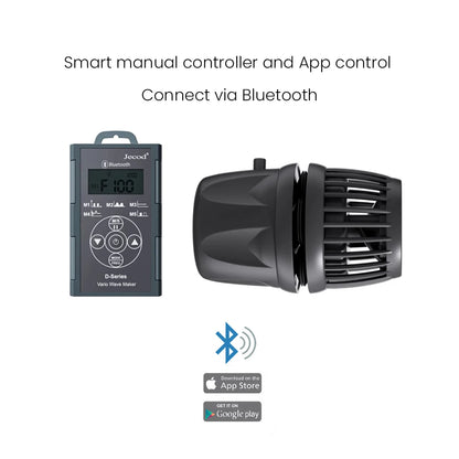 Jecod Jebao Dmp-5/15/25/35/45 New Smart Bluetooth App Control Cordless Aquarium Wavemaker Pump Freshwater Saltwater Fish Tank