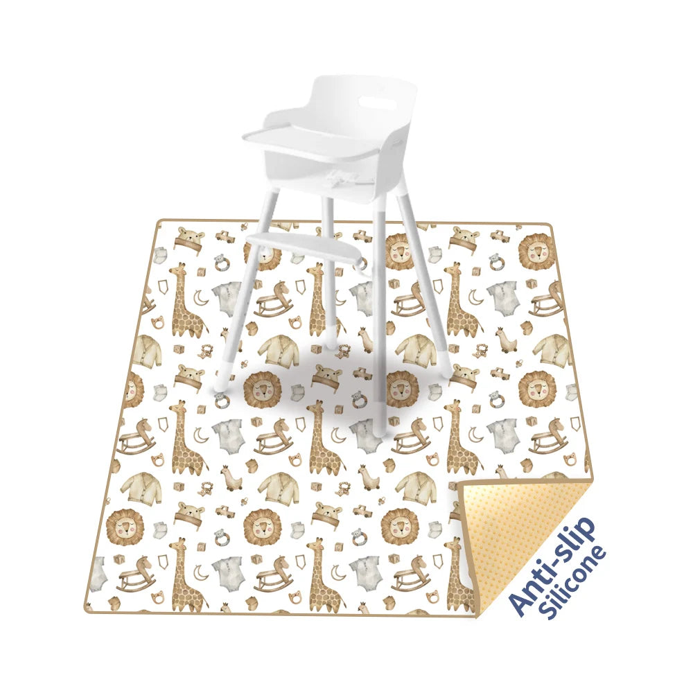 Happy Flute Baby Play Mat, Baby Crawling Mat Portable Waterproof , Anti-Slip Folding Mat Playmat For Baby Indoor Or Outdoor Use