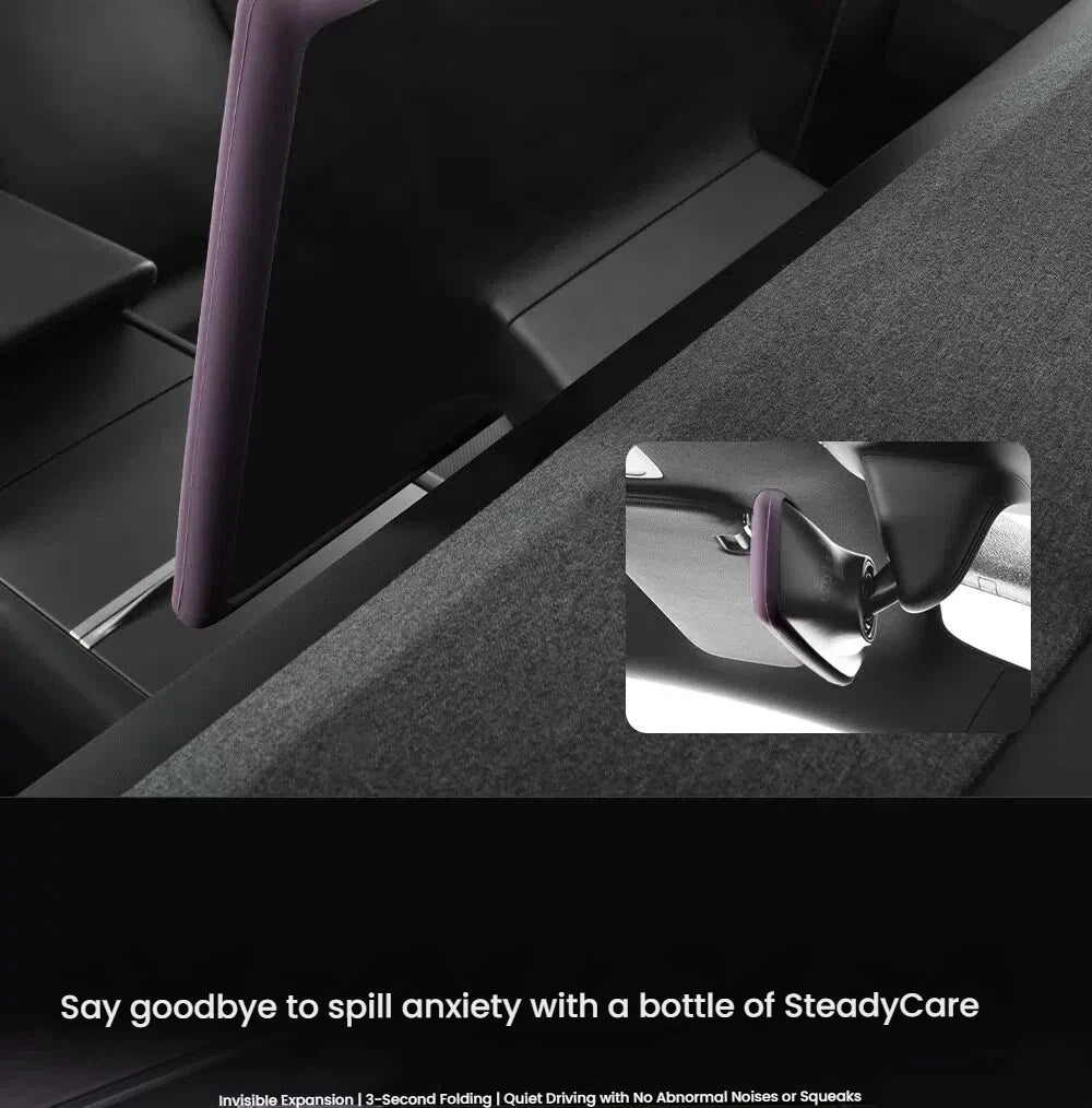 For Tesla Model Y/YL/3 Highland Center Console Wireless Charging Silicone Pad Cup Holder Mat Anti-slip black style accessories