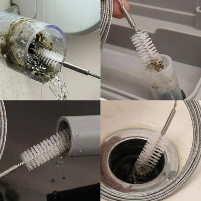 Car Drain Dredge Cleaning Scrub Brushes 1.5/3/6m Extended Auto Sunroof Long Hoses Detailing Cleaning Tool Car Accessories