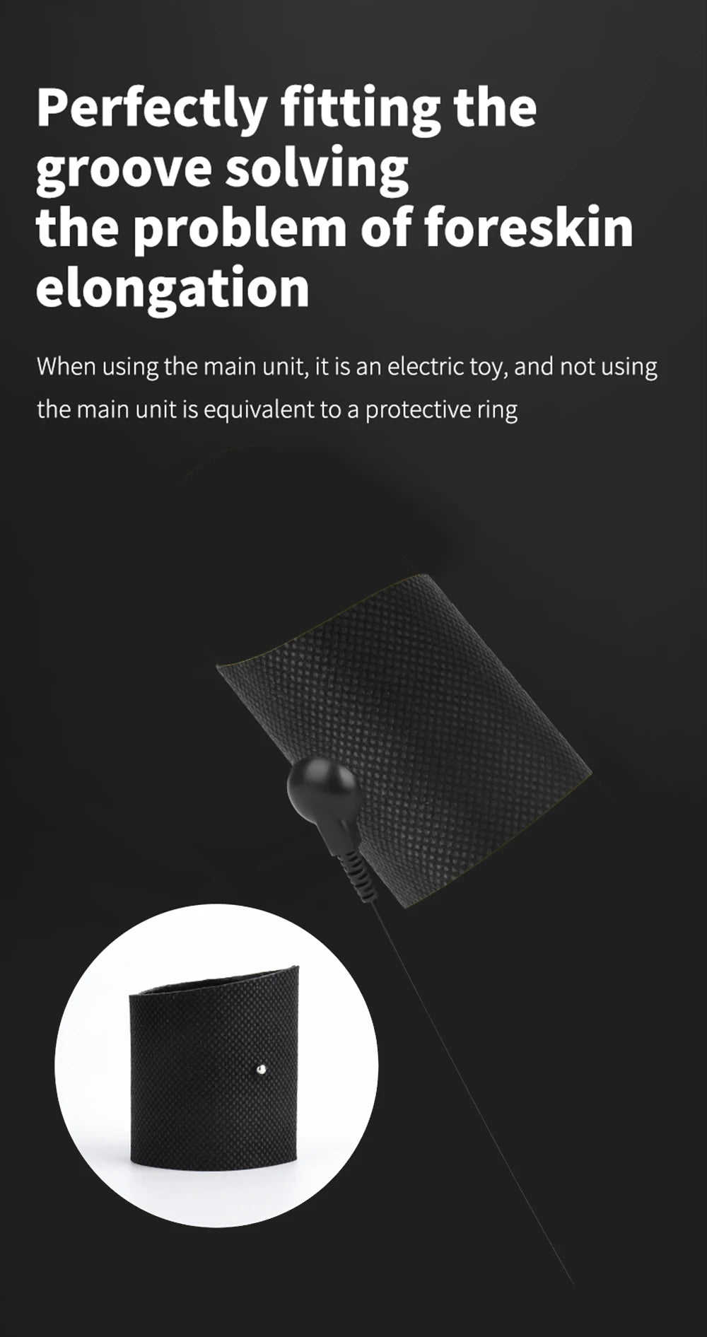 Electro Penis Sleeve Vibrator For Men Penis Cock Ring Masturbation Conductive Enlargement Stimulator Massage Sex Toys For Men