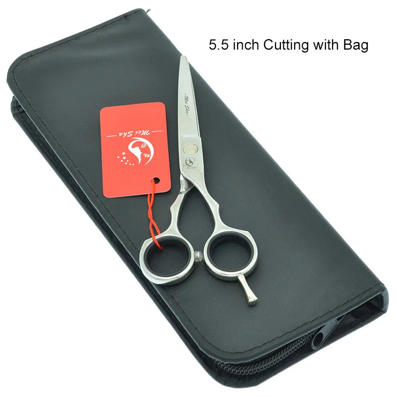 Meisha 5.5 inch Professional Hair Cutting Thinning Styling Tool Japan 440c Hairdressing Scissors Set Hair Salon Shears A0027A