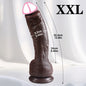 Soft Dildo Realistic Skin Penis Cheap Double Silicone Dildos Suction Cup Thick Dick Anal Sex Toys Men Women Gay Strapon Cock