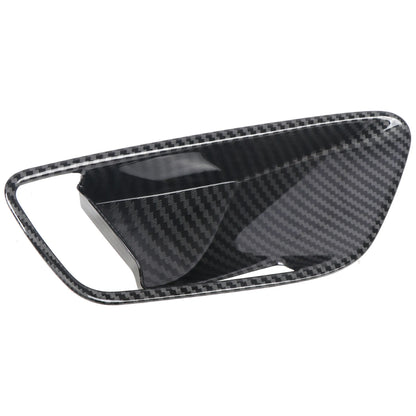 For Ford Puma 2019-2025 Car Inner Door Handle Cover Trim Decor Overlay ABS Carbon Fiber Style Interior Accessories 4PCS