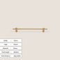 Brass long handle Nordic pure copper modern pulls simple gold light luxury pulls cabinet adjustable long handle cabinet handle