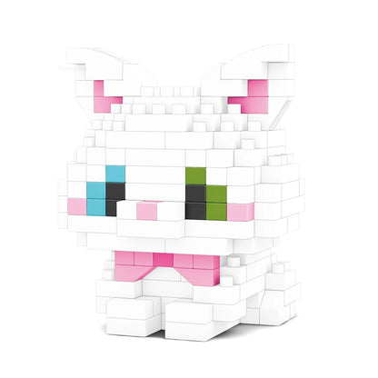Insect Micro Animals Pet Cats Dog Building Blocks 3D Diamond Model BEE Snail Brick City Construction Toy for Children Kid Gift