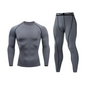 Men's 2/3pcs sets Boxing suit rashguard male kit MMA compression clothing men long-sleeved t-shirt+leggings tracksuit Sport Suit