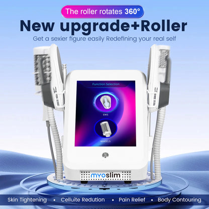 EMS Vacuum Inner Ball Roller 360 Degree Rolling Cellulite Massage Weights Loss Machine Body Muscle Body Slimming Fat Removal