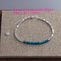 VENTFILLE 925 Sterling Silver Line Extremely Fine Bracelet for Women Love Haert Bead Korean Ins Sweet Jewelry Gift Dropshipping