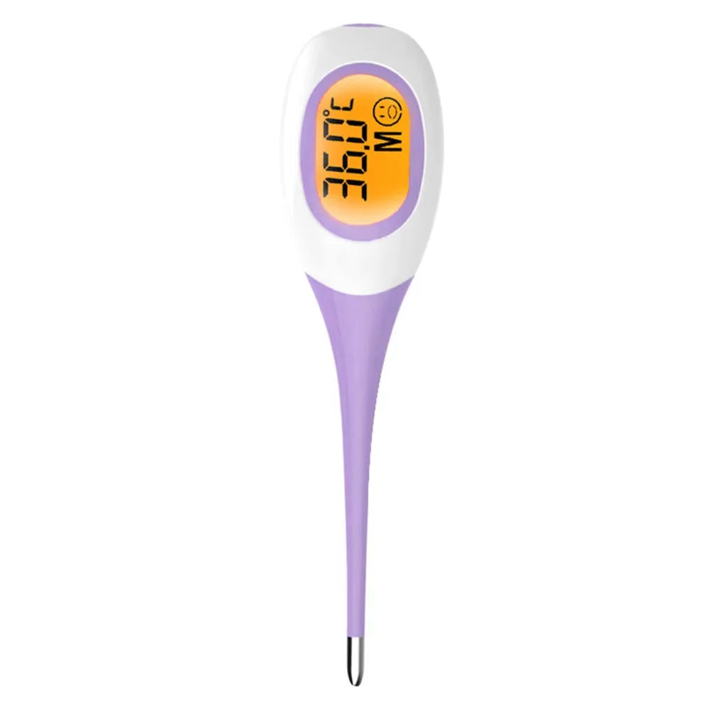 JUSTLANG Dog&Cat Thermometer Pet Fever Detection Large Digital Display Flexible Soft Tip Waterproof Veterinary Supply Animals