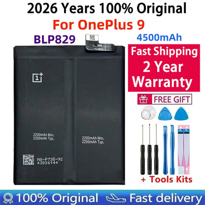 Original Battery For Oneplus one 1+ For OnePlus 1 2 3 1+3 One Plus Nord 2 N10 X 3 3T 5 5T 6 6T 7 7T 8 8T 9 9R Pro Plus Batteries