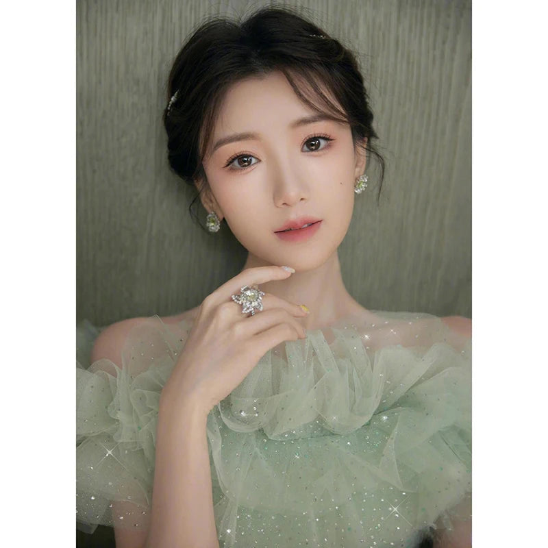 Ele een Evening Gown for Women High-End Luxury Fairy T Performance Host Dr Korean Sle Floral Mid-Waist Slim Fit