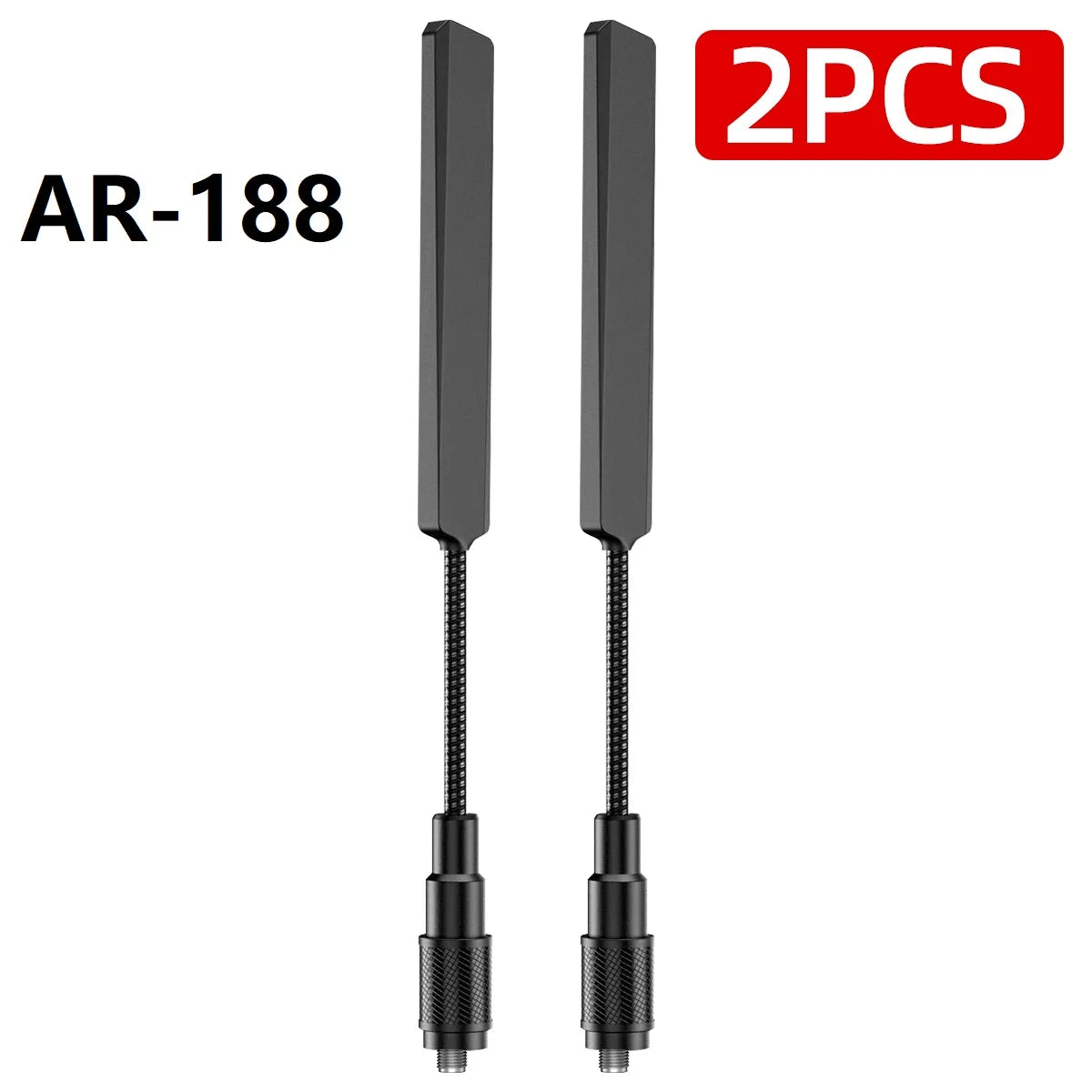 ABBREE AR-188 Gooseneck Tactical Antenna VHF UHF SMA-Female for Baofeng Walkie Talkie UV-5R 5RH 13 17 21 PRO Quangsheng UV-K5(6)
