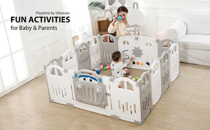UBRAVOO 2&4 Panels accessories for the EDP001 14-Panels Foldable Baby Playpen