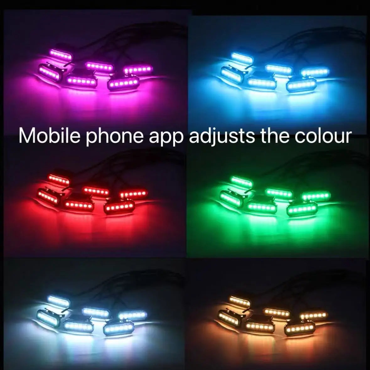 For Chery Jetour Traveller T2 2026 LED Front Grille Light Car Daytime Running Light Wheel Eyebrow Lamp for Pickup Accessories