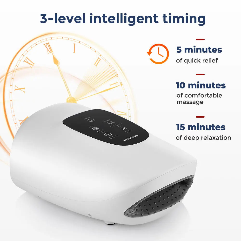 Smart Airbag Hand Massager Wireless Electric Hot Compress Carpal Tunnel Palm Acupoint Massager Vibration Kneading Finger Relax