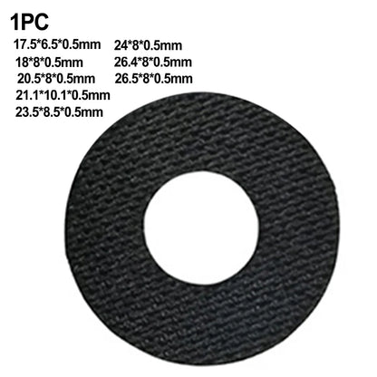 1pc Fishing Reel Brake Washers Brake Pad Fishing Carbon Fiber Drag Washers Pad For Baitcasting Drum Reels 0.5mm 0.2g 0.12g 0.22g