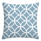 Lake blue white geometric linen pillowcase sofa cushion cover home decoration can be customized for you 40x40 45x45 50x50 60x60