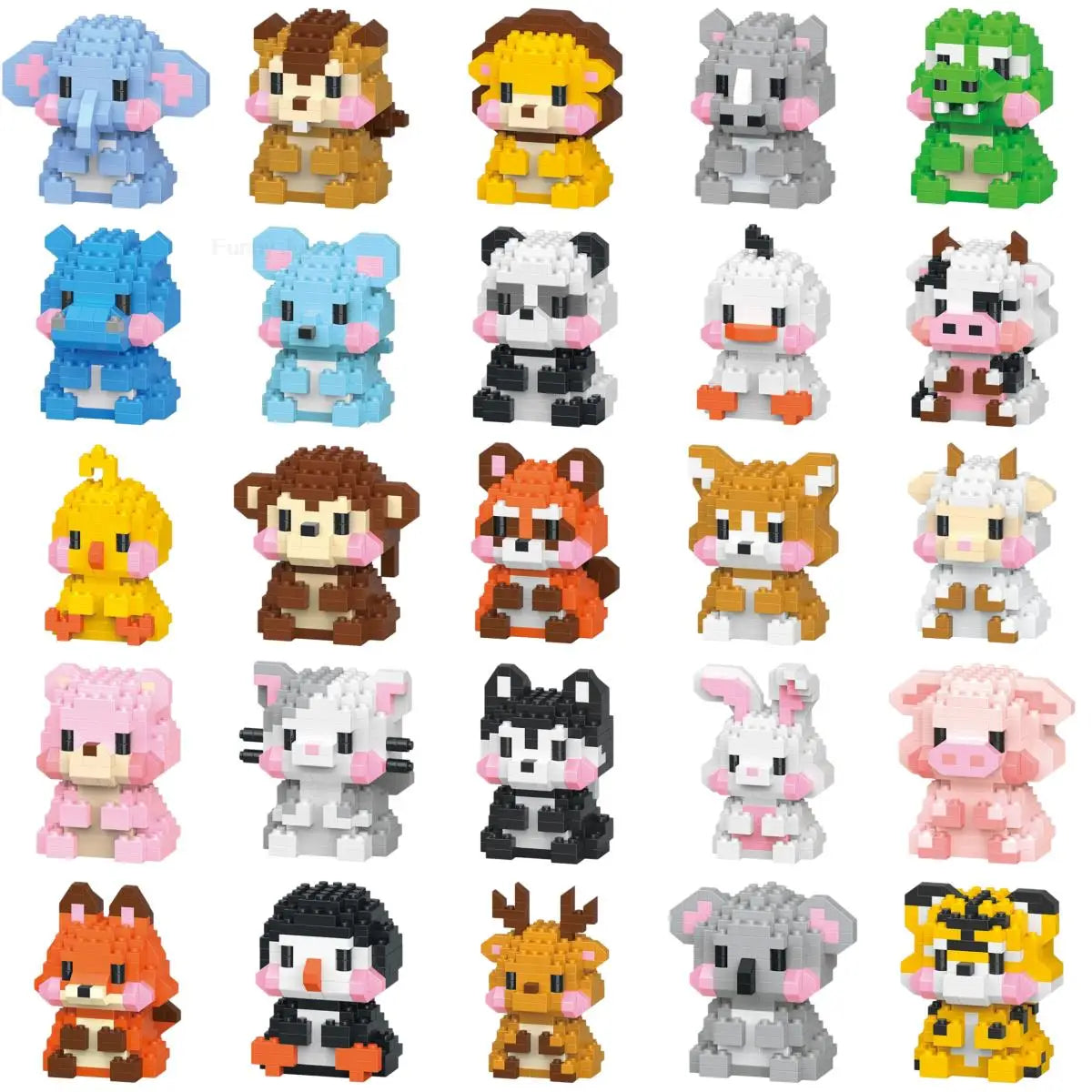 Insect Micro Animals Pet Cats Dog Building Blocks 3D Diamond Model BEE Snail Brick City Construction Toy for Children Kid Gift