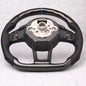 Carbon Fiber Steering Wheel Leather For Volkswagen Golf 7 7.5 GTI GTD GTE R 2013-2020 Polo GTI Tiguan Passat DSG